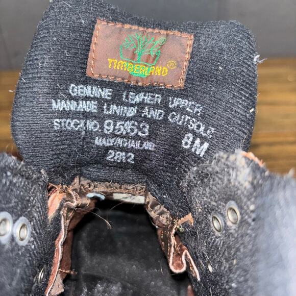 Timberland Women’s Leather Hiking Boots Brown Lace Up 95563 Size 8 Trail Outdoor - Picture 9 of 9